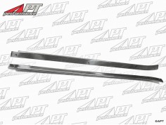 Set (2) lower inner rocker panel chrome trim Alu 750 Spider