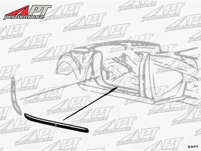 Set (2) lower inner rocker panel chrome trim Alu 750 Spider