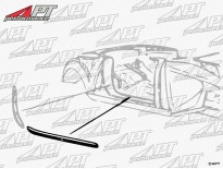 Set (2) lower inner rocker panel chrome trim Alu 750 Spider