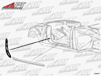Set (2) inner B-post Aluminium trim 750 / 101 Spider