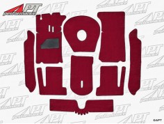 Carpet set bordeaux Deluxe Duetto Spider 66 - 69