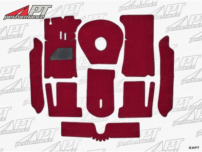 Carpet set bordeaux Deluxe Duetto Spider 66 - 69