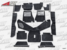 Carpet set velours anthracite Montreal with air conditioning