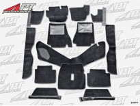 Carpet set velours anthracite Montreal with air conditioning