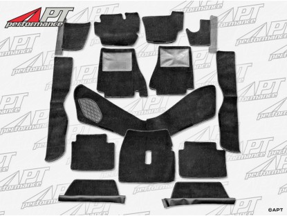 Carpet set black  Alfa Romeo Montreal