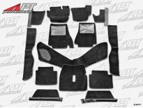 Carpet set velours Deluxe black Montreal w/out air con