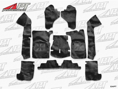 Carpet set black Spider Serie 4 1990 - 1993