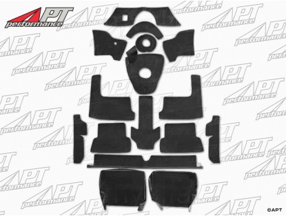 Carpet set black 101 Giulietta / Giulia Sprint