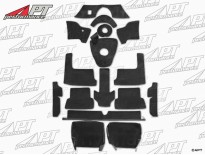 Carpet set black 101 Giulietta / Giulia Sprint