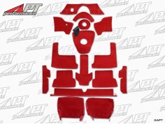 Carpet set red 101 Giulietta / Giulia Sprint