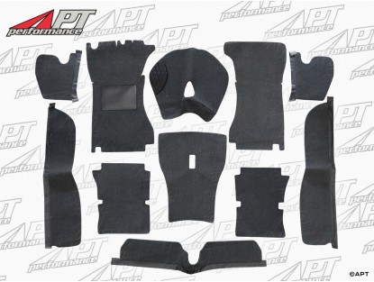 Carpet set anthracite Deluxe velours GT Bertone 1970 - 73