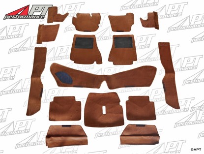 Carpet set velours buff-coloured Montreal w/out A/C