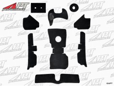 Carpet set black Velours Deluxe 2600 Touring Spider