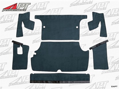 Boot carpet set anthracite Deluxe Giulia Super / Nuova