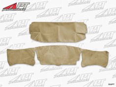 Rear wall carpet set tan Spider Serie 4 1990 - 1993