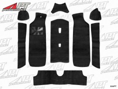 Carpet set deluxe velours black Alfetta GTV 1. series
