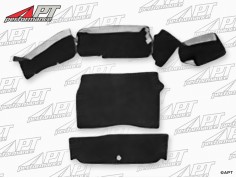 Boot carpet set black black Spider Serie 4 1990 - 1993