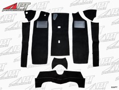 Carpet set deluxe velours black Alfetta Sedan 1. S.