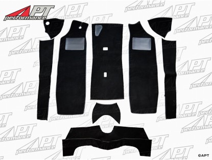 Carpet set deluxe velours black Alfetta Sedan 1. S.