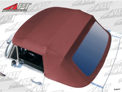 Soft top Alfa Spider 1966 - 70 (Sonnenland) bordeaux red