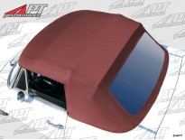 Soft top Alfa Spider 1966 - 70 (Sonnenland) bordeaux red