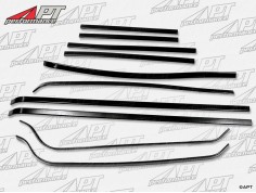 Set (10) aluminium door seal brackets GTV Bertone