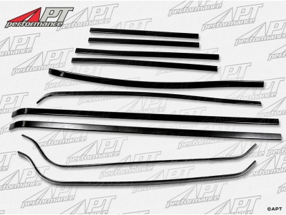 Set (10) aluminium door seal brackets GTV Bertone