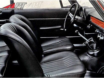 Front seat cover scay black 1300 - 1600 GT Junior