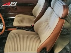 Seat cover 2000 GTV Bertone scay brown / cloth tan 2
