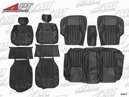 Complete seat covers 1750 Berlina 68-70 scay black