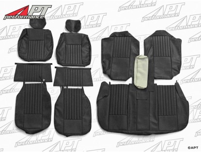 Complete seat covers 1750 Berlina 70-72 scay black