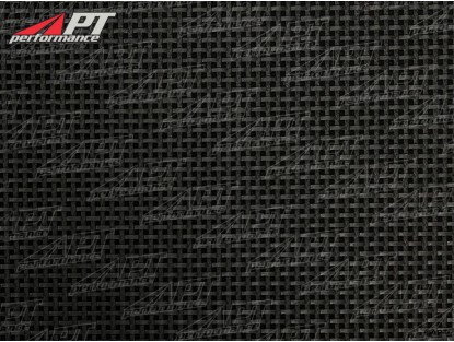 Scay vinyl black basketweave per meter 140cm