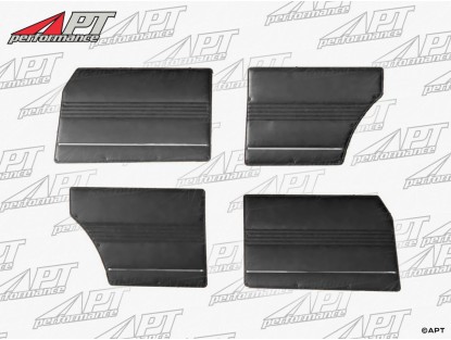 Set (4) door panels black Giulia 62-73