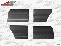Set (4) door panels black Giulia 62-73