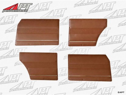 Set (4) door panels brown Giulia 62-73