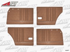 Set (4) door panels brown Giulia 74-78