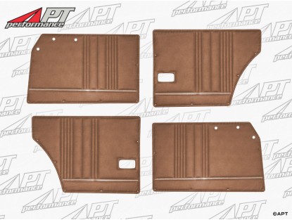 Set (4) door panels brown Giulia 74-78