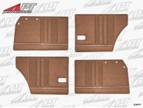 Set (4) door panels brown Giulia 74-78