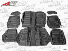 Complete seat cover 1750 GTV Bertone MK 2 scay black