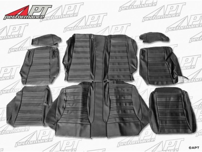 Complete seat cover 1750 GTV Bertone MK 2 scay black