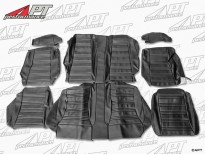 Complete seat cover 1750 GTV Bertone MK 2 scay black