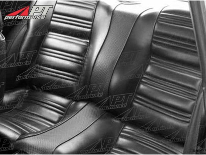 Complete seat cover 1750 GTV Bertone MK 2 scay black