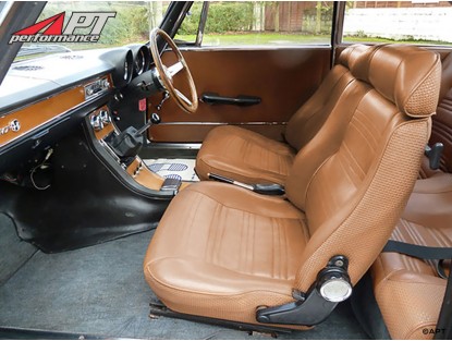 Complete seat cover 1750 GTV Bertone MK 2 scay brown