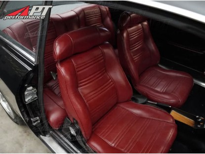 Complete seat cover 1750 GTV Bertone MK2 bordeaux