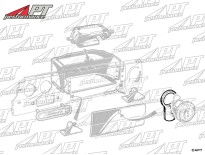 Leather strap for glove box Roundtail Spider / Fastback