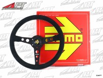 MOMO Prototipo dished black spokes suede 350mm