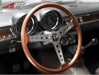 Steering wheel wood GTA / TZ1 / TZ2 385mm complete