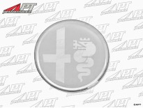 Steering wheel centre badge silver Alfa Romeo 40mm