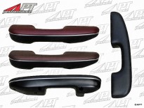 Arm rest set 1300-1750 GT / GTV Bertone black