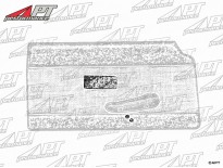 Arm rest fixing plate set 1300-1750 GT / GTV Bertone